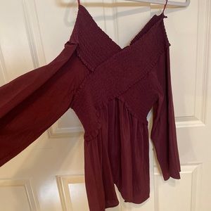 Beautiful and never worn off the shoulder top.